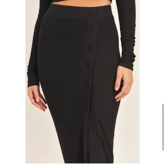 ♥️Mable Black Women's Skirt Set - Picture 3 of 3